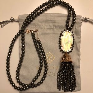 Kendra Scott brown mother of pearl Tatiana